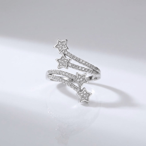 SILVER STAR ZIRCONIA WRAP - (ADJUSTABLE)