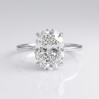 OVAL DIAMOND SOLITAIRE RING VIP