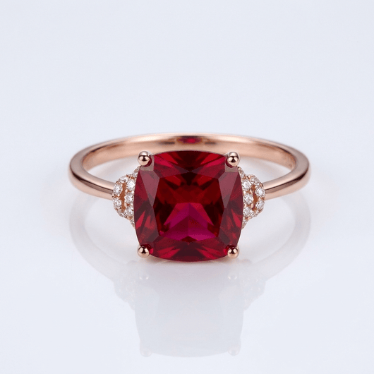 ROSE GOLD GEMSTONE RING