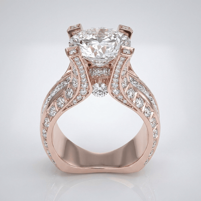 SILVER DIAMOND GLAMOUR RING