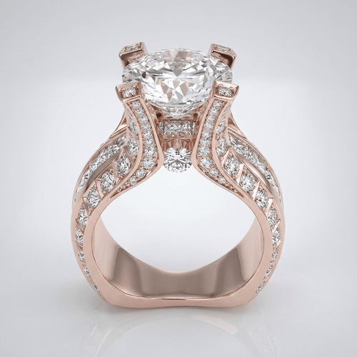 SILVER DIAMOND GLAMOUR RING