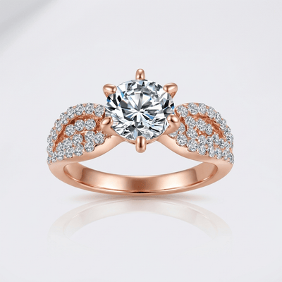 ROSE GOLD DIAMOND LEGACY RING