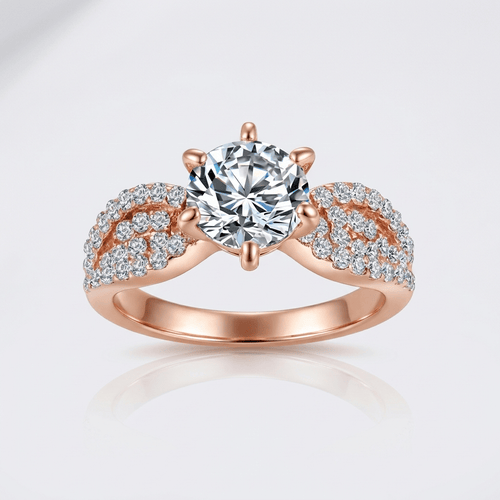 ROSE GOLD DIAMOND LEGACY RING