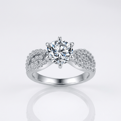 ROSE GOLD DIAMOND LEGACY RING