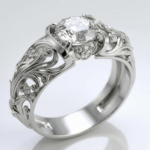 SILVER VINTAGE ELEGANCE RING