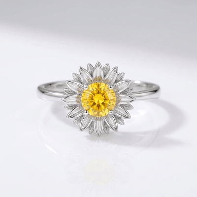 SUNFLOWER RING - (ADJUSTABLE)