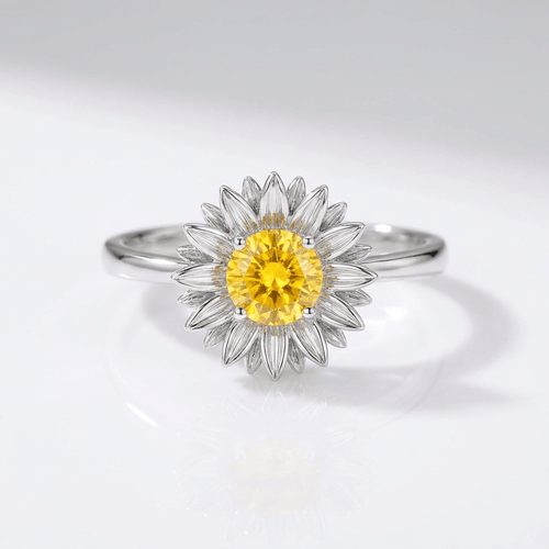 SUNFLOWER RING - (ADJUSTABLE)