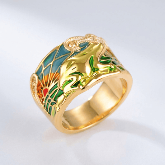 ROSE GOLD TIMELESS ORNATE RING