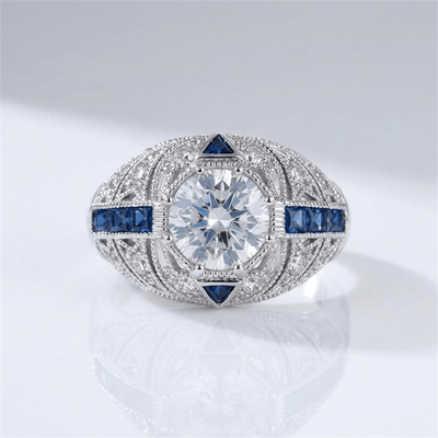 SILVER VAULT RING