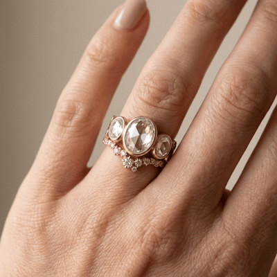 TRIO OVALS RING