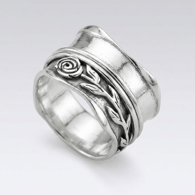 VINTAGE ROSE BAND RING