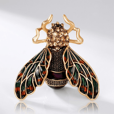 AMBER BEE BROOCH