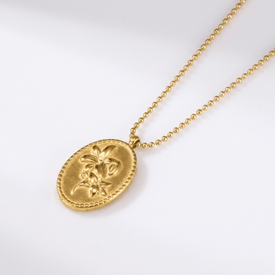 ANTIQUE ROSE NECKLACE