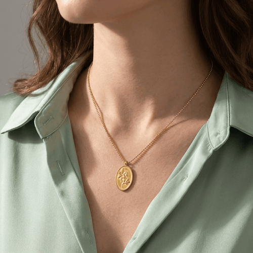 ANTIQUE ROSE NECKLACE