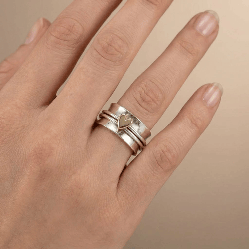 HEART BAND RING