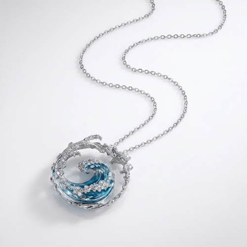 AZURE WAVE NECKLACE