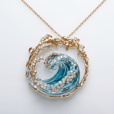 AZURE WAVE NECKLACE