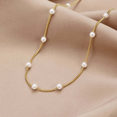 ZIRCONIA BEADED NECKLACE