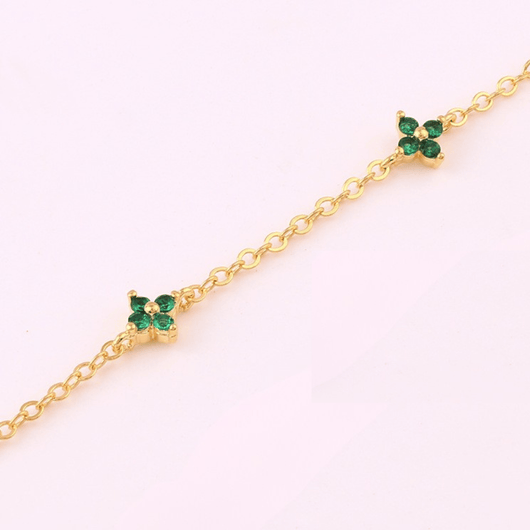 EMERALD LUCKY CHARM NECKLACE