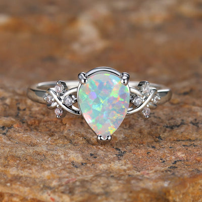 PRISMATIC TEAR RING