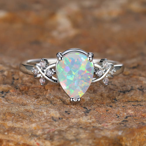 PRISMATIC TEAR RING