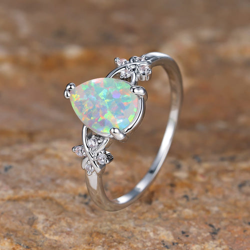 PRISMATIC TEAR RING