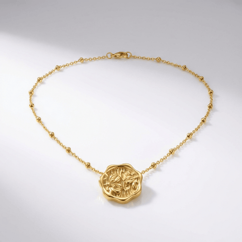 GOLD COIN PENDANT NECKLACE