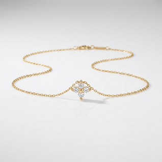 FLOWER ZIRCONIA PENDANT NECKLACE VIP