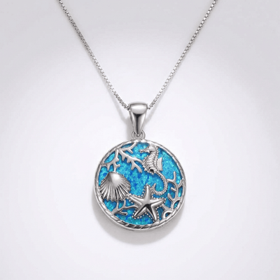 SILVER OCEAN SPIRIT NECKLACE