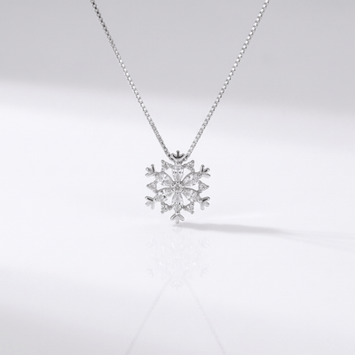 SNOWFLAKE ZIRCONIA NECKLACE