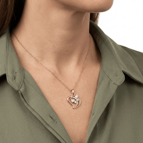 SWEETHEART ZIRCONIA NECKLACE