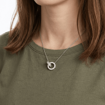 SPIRAL PENDANT NECKLACE
